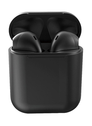 Inpods 12 Wireless/Bluetooth In-Ear TWS Noise Cancelling Headphone with Charge Box, Black