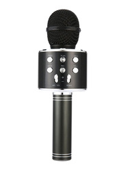 KTV Ws858 Wireless Bluetooth Karaoke Microphone, XD77501, Black