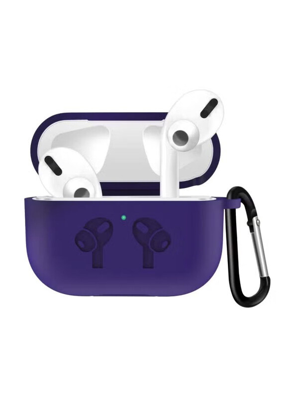 

Generic Silicone Wireless Charging Case Cover For Apple AirPods Pro, Purple