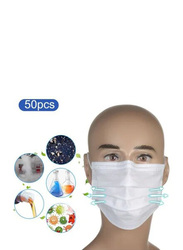 Disposable Protective Face Mask Set, 50 Pieces