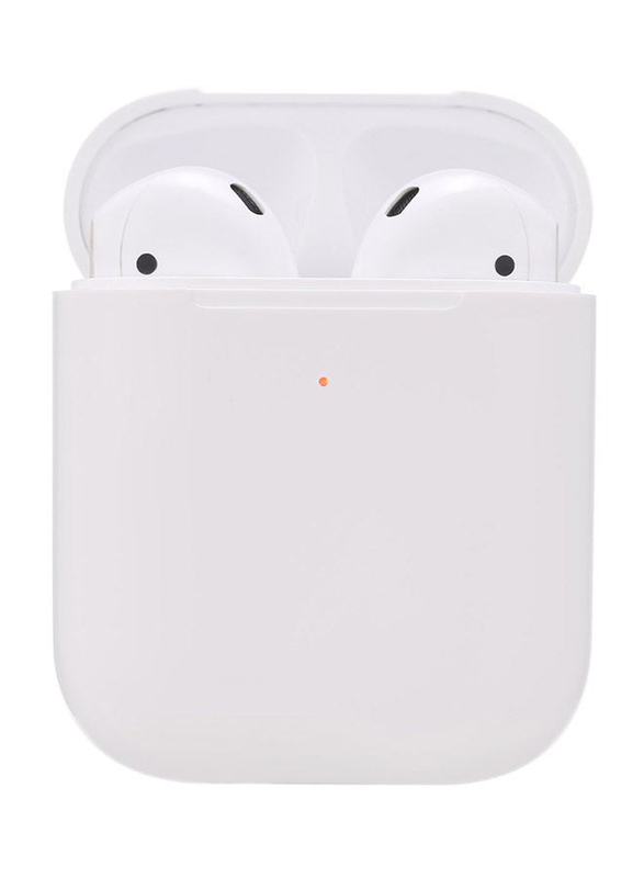 True Wireless Bluetooth In-Ear Earbuds with Charging Case, White