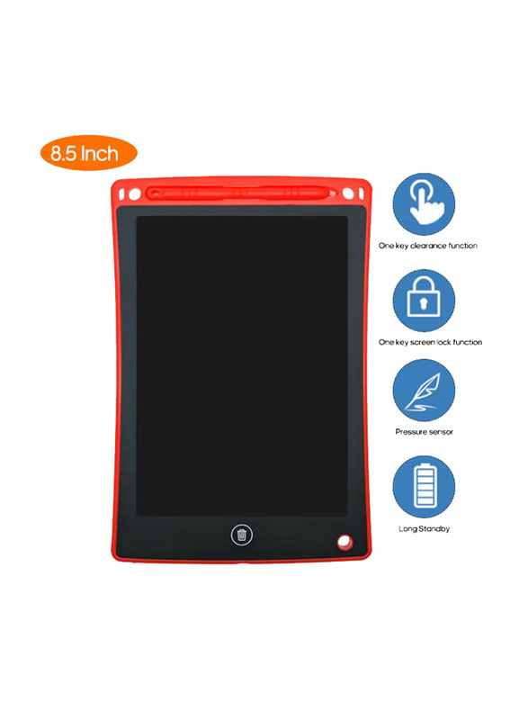 12-Inch Portable LCD Writing Tablet, Ages 3+, Red