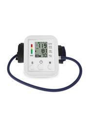 Blood Pressure Monitor With LCD Digital Display, MD580A_JX, White