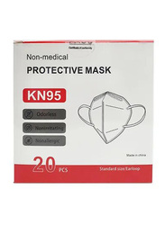 KN95 5-Layers Face Mask with Breathing Value, 20 Pieces