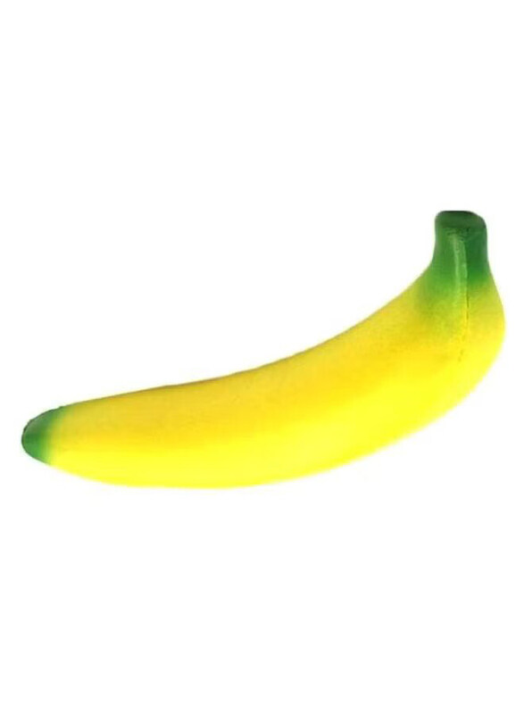

Generic Banana Shaped Stress Relief Squishy Toy, Yellow/Green, Ages 3+