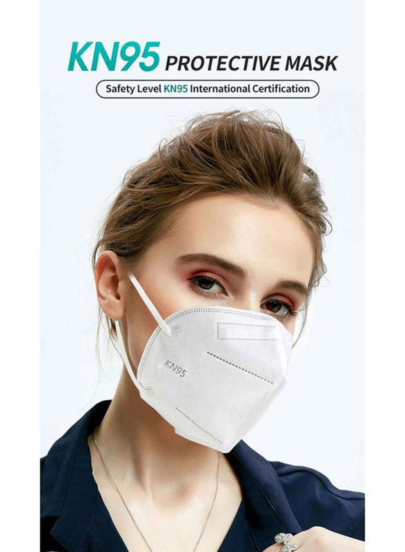 4-Layered Disposable KN95 Face Mask, 10 Pieces