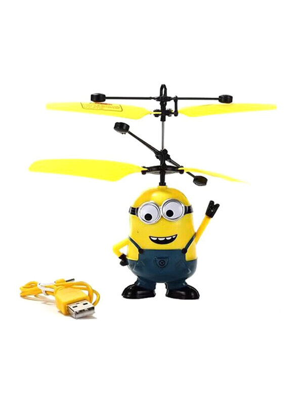 

Generic Minion Induction Drone Remote Controlled Helicopter With USB Cable, Remote Controlled Toys, Ages 3+, Multicolour