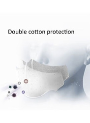 Double Cotton Black Protection Face Mask, 1 Piece