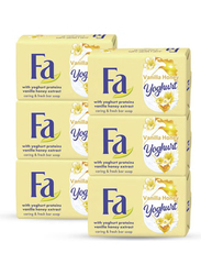 Fa Yoghurt Vanilla Honey Bar Soap, 175g, 6 Pieces