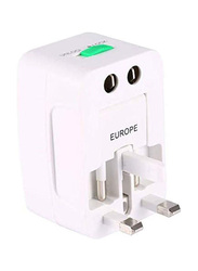 Oem Universal World Wide Travel Charger Adapter Plug All-In-One AC Power Socket Adapter Converter US UK AU EU Plug, White