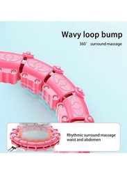 XiuWoo Smart Hula Hoop with Massager Nub, T144, Pink