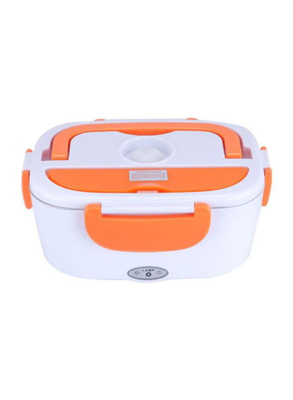 Multi-Functional Electric Heating Lunch Box with Removable Container, H355C2-EU, Orange/White