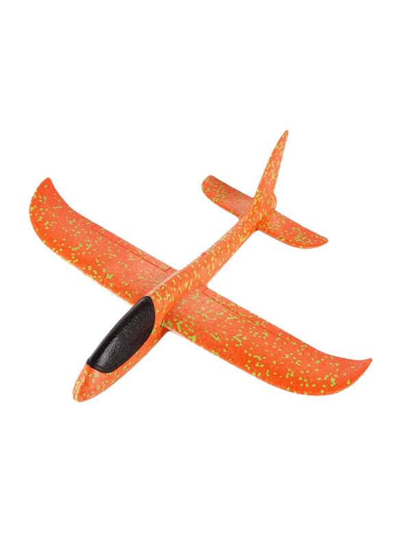 

Generic Hand Throw Flying Glider Foam Aeroplane, Orange