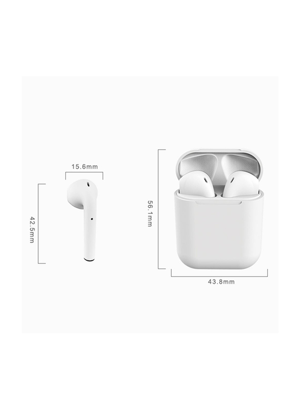 Inpods 12 True Wireless Bluetooth In-Ear Noise Cancelling Stereo Earphones with Microphone, Green