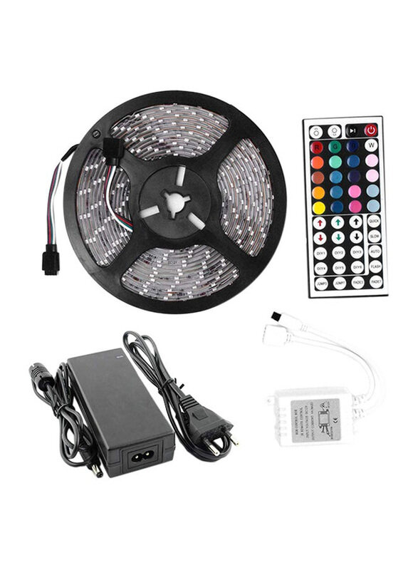 5-Meter LED Light Strip with Infrared Remote Control, Multicolour