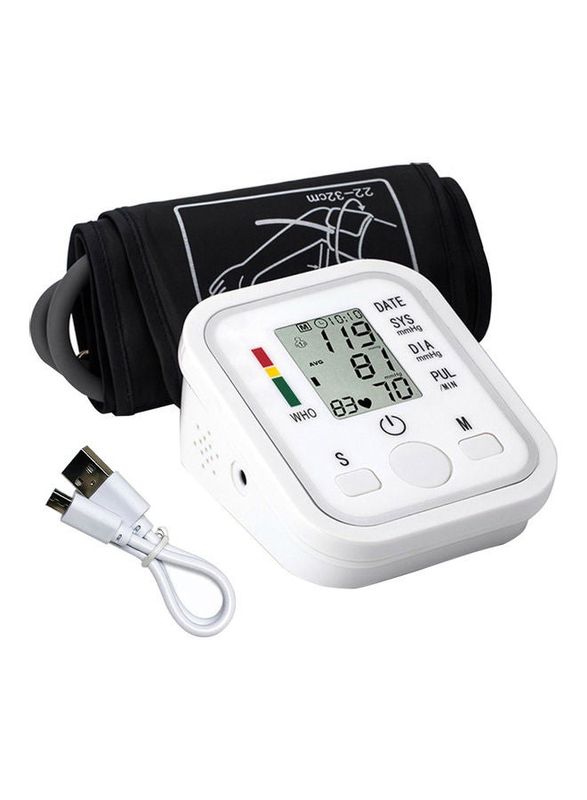 Electronic Blood Pressure Monitor, MD-2109, White