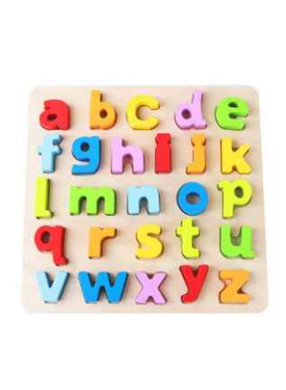 

Generic 3D Lowercase Wooden Alphabet Learning Board, Ages 3+