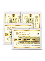 Khadi Organique Coconut Vanilla Soap, 4 x 125gm