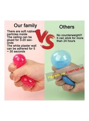 XiuWoo Glowing Stress Relief Sticky Balls, 2 Pieces, Ages 3+