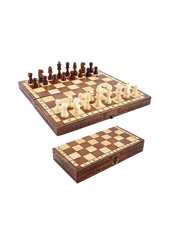 

Generic 30 x 30cm Crafted Wooden Chess Set Board