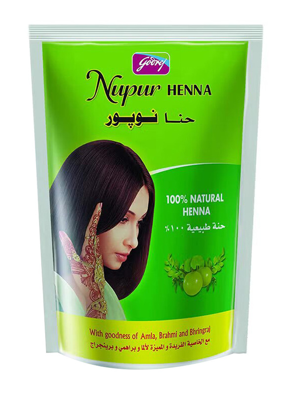 Godrej Nupur Henna 100% Natural Mehendi, 200g, 8901023003868YL, Brown