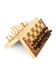 Foldable Magnetics Log Chess Set