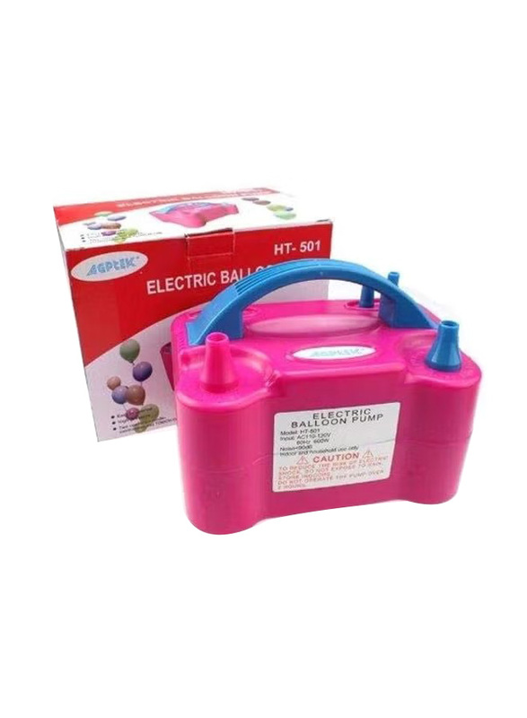 Youmay Electric Balloon Pump, Ages 16+, Pink/Blue