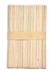 Cytheria 50-Piece Wooden Ice Cream Popsicle Stick, Beige