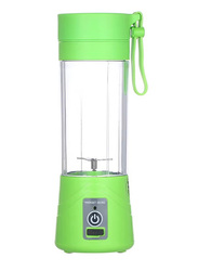 Multi-Design USB Rechargeable Electric Juice Blender, 750W, H18857GR, Green/Clear