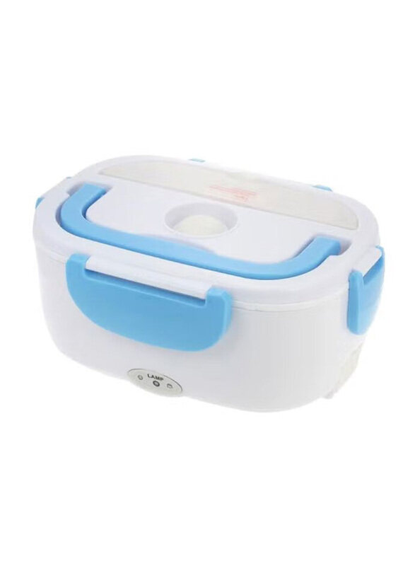 

Generic Electric Heated Lunch Box, 2724745963625, White/Blue
