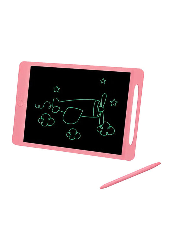 

Generic 3-Piece Erasable Drawing Writing Translucent LCD Tablet Set, Ages 3+, Pink/Black