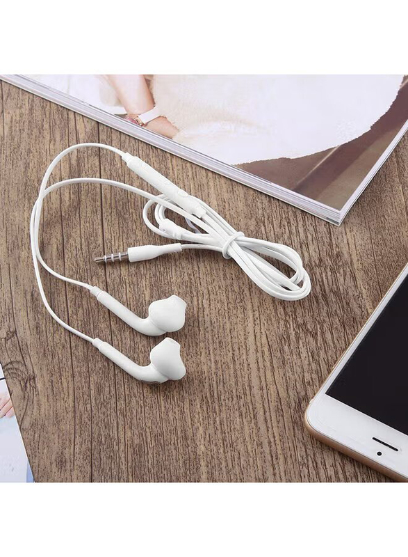 Leshp 3.5mm Wired In-Ear Earphones for Samsung Galaxy S6, White
