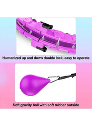 XiuWoo Smart Hula Hoop with Massager Nub, Purple