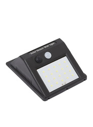 20-LED Equipped Solar Wall Light, 8 x 11 x 15cm, Black