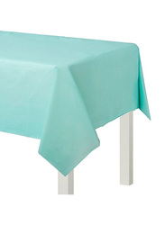 Party Time Plastic Table Cover, 54 x 108 Inch, TC-0001-SB, Blue