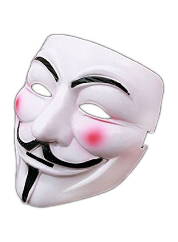 Vendetta Mask Guy Fawkes Anonymous Fancy Costume, One Size, Multicolour