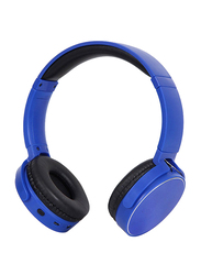 Wireless/Bluetooth Over-Ear Headset, Blue/Black
