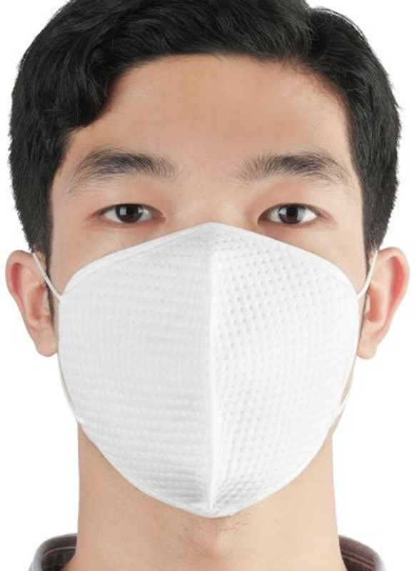 Disposable KN95 Face Mask, White, 1-Piece