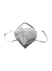 KN95 Respirator Protective Face Mask Set, White, 10-Pieces