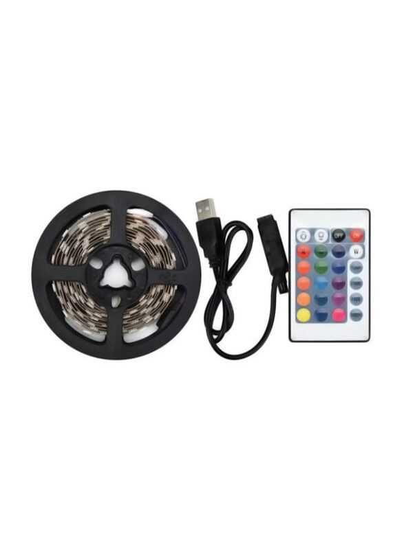 

Voberry LED Strip Light with Remote Control & Cable, Multicolour