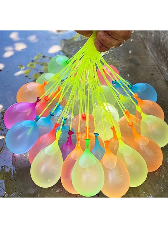 Water Toys Durable Sturdy Premium Quality Water Balloons, 111 Pieces, Ages 3+, Multicolour