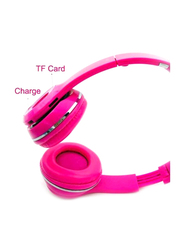 Wireless/Bluetooth Over-Ear Sport Stereo Headset, Pink