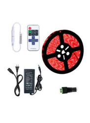 YWXLight Dimmable Waterproof Remote Control LED Strip Kit, Black/White