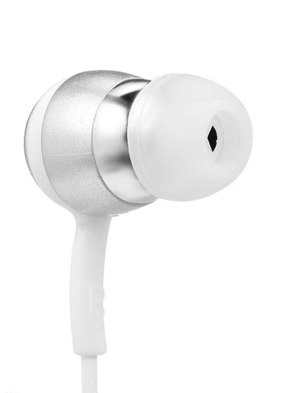 3.5mm Wired In-Ear Stereo Headphone, White