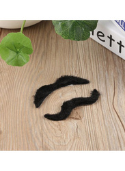 Stylish Fake Moustache, 12 Pieces, Black