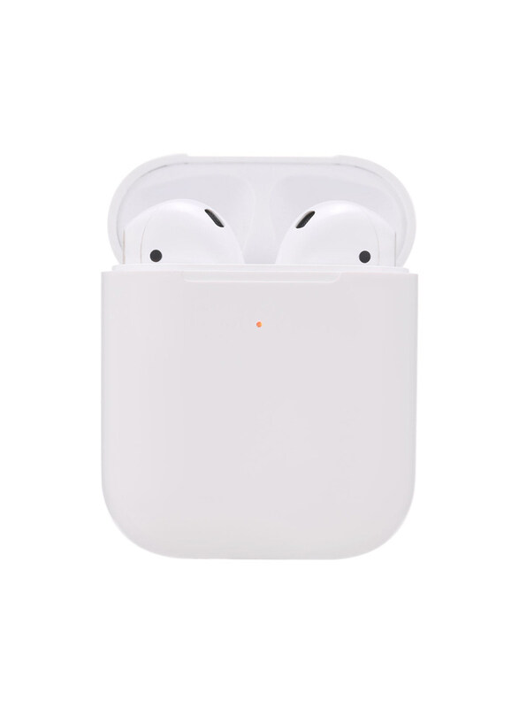 Wireless Bluetooth In-Ear Earbuds with Charging Case, White