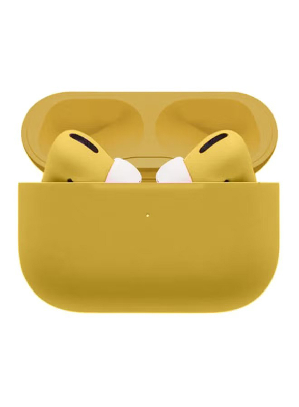 Wireless In-Ear Headphones With Charging Case, Yellow