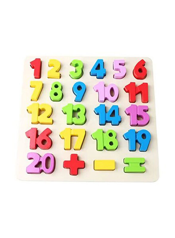 

Generic Numbers Alphabet Wooden Puzzle Set, Ages 3+