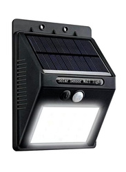 20-LED Equipped Solar Wall Light, 8 x 11 x 15cm, Black