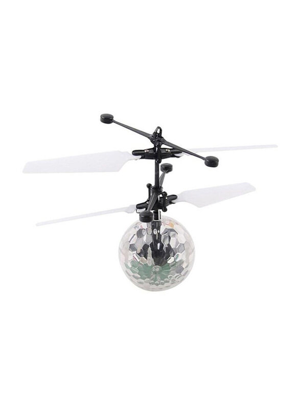 

Generic Mini Drone UFO Crystal Magic Flying Ball with Colourful LED, Ages 3+ Years
